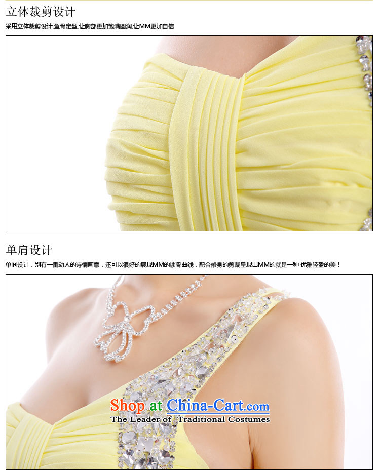 (Heung-lun's Health 2015 stylish shoulder Korean like Susy Nagle marriages bridesmaid small in evening dress Evening Dress Short Princess show loaded performances XXL picture, prices, brand platters! The elections are supplied in the national character of distribution, so action, buy now enjoy more preferential! As soon as possible.