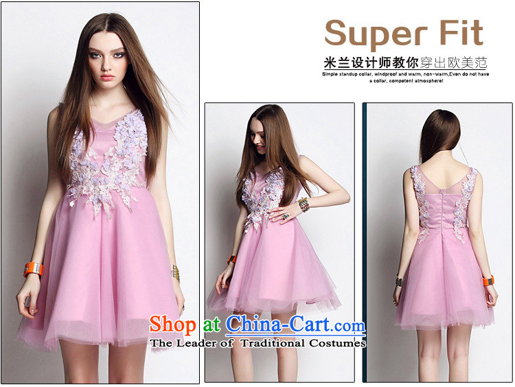 Dan Dili Cayman summer women's dresses dresses 2015 New OSCE root yarn sleeveless dresses princess skirt color pictures picture dress L, prices, brand platters! The elections are supplied in the national character of distribution, so action, buy now enjoy more preferential! As soon as possible.