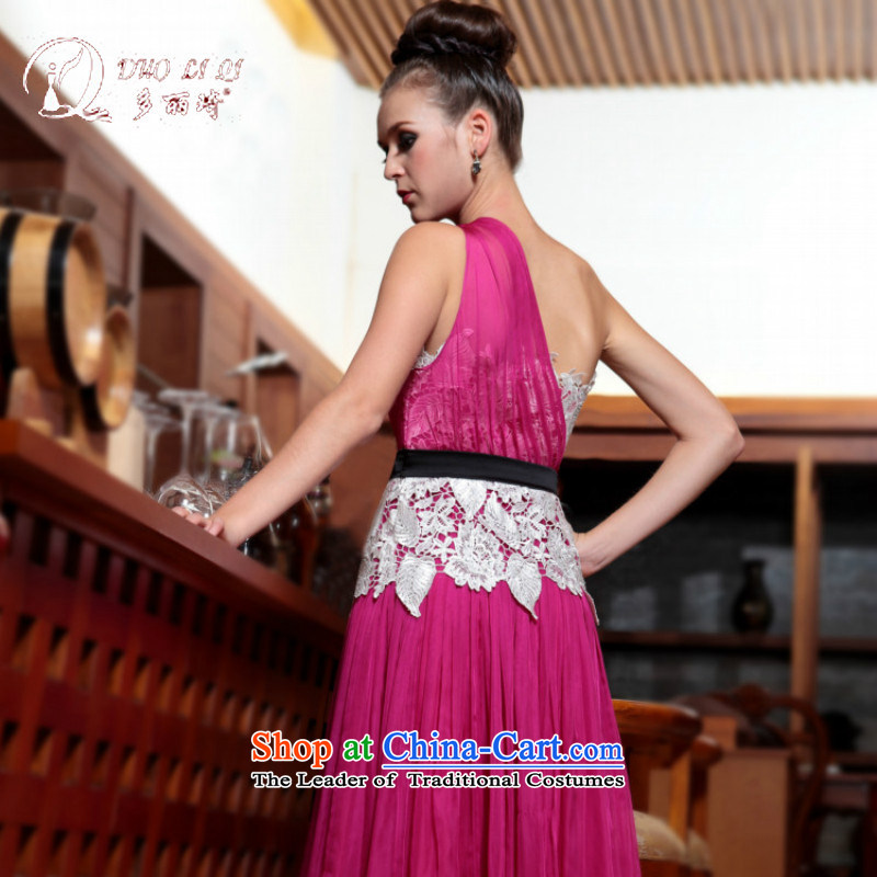 Doris Qi western dress suit the new pink single shoulder length) rose , Doris Qi (doris dress) , , , shopping on the Internet