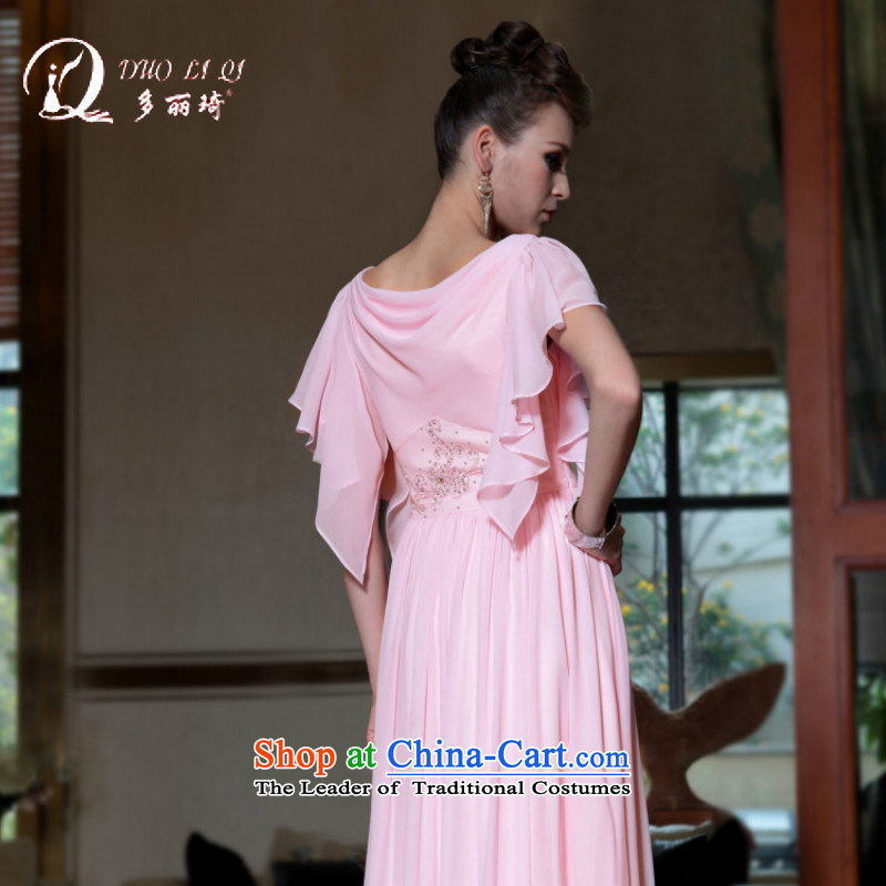 Doris Qi western dress straps stylish evening dress short) also to align hook evening dresses pink dresses , L, More Hotel Lai Ki (doris dress) , , , shopping on the Internet