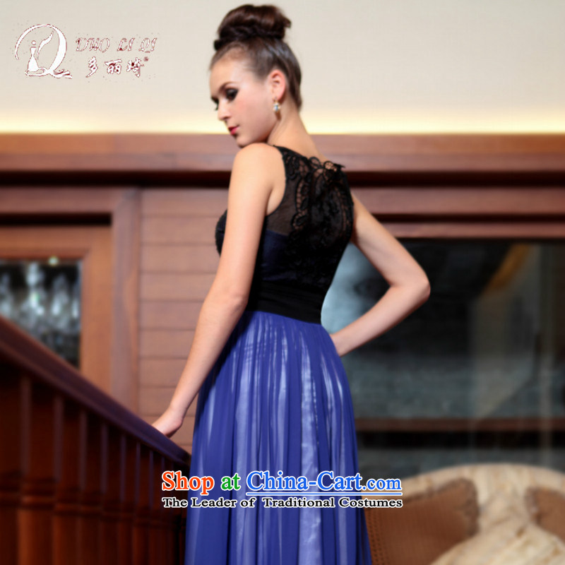 Doris Qi western dress boutique-Lai Ki-jung, foreman, evening dresses blue XL, Doris Qi (doris dress) , , , shopping on the Internet