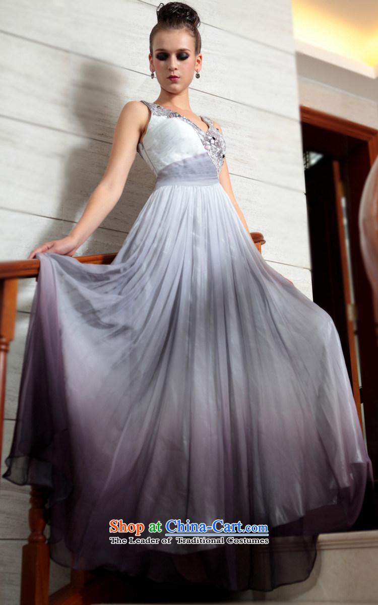 Doris Qi western dress new wedding dresses evening dresses long skirt light gray XL Photo, prices, brand platters! The elections are supplied in the national character of distribution, so action, buy now enjoy more preferential! As soon as possible.
