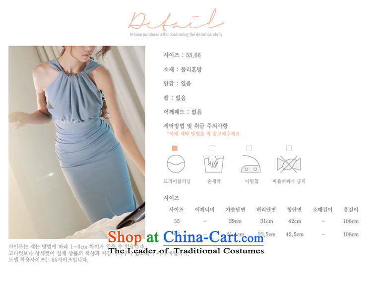 Eason Chan who zhuang 2015 summer night new women's aristocratic sexy bare shoulders Hang Sau San also temperament chiffon dresses 729 BLUE L picture, prices, brand platters! The elections are supplied in the national character of distribution, so action, buy now enjoy more preferential! As soon as possible.
