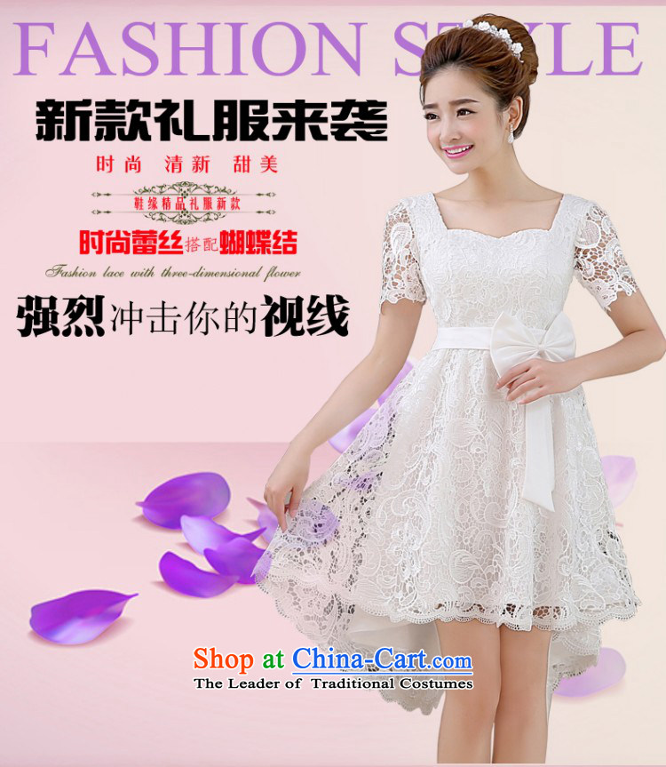 The spring of 2015, Peng love so new black short, wipe the chest marriages bridesmaid dress banquet evening dresses, dresses White M picture, prices, brand platters! The elections are supplied in the national character of distribution, so action, buy now enjoy more preferential! As soon as possible.