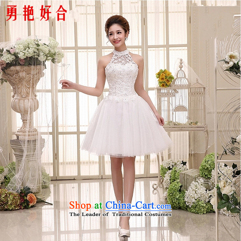 Yong-yeon and 2015 new bride bows services evening dresses spring and summer-length of marriage, also red yarn small dress bon bon skirt red Long Yong Yim good offices XXL, shopping on the Internet has been pressed.