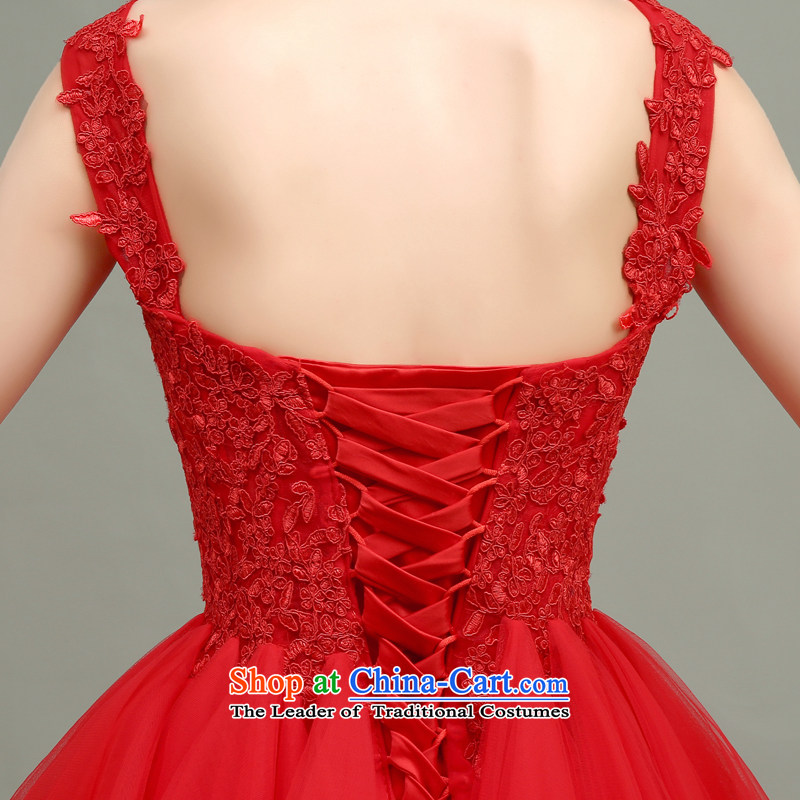 In accordance with the Netherlands varies with the bride bows services 2015 Summer new marriage wedding dresses short, small Korean style spring and summer embroidery Sau San, marriage evening dress according to the Netherlands in red s Adapter , , , shopping on the Internet