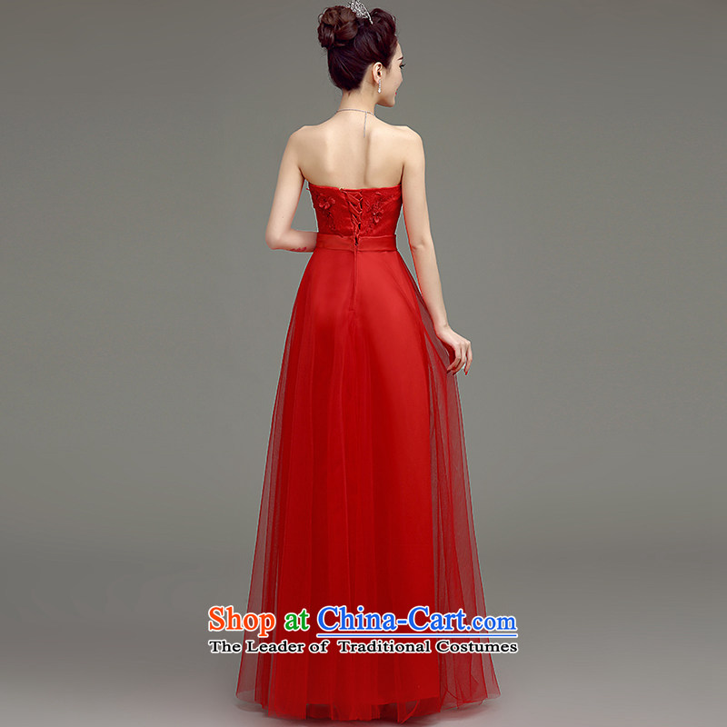 In accordance with the Netherlands varies with the 2015 Summer wedding dresses new bride bows to Korean long stylish and Sau San chest marriage evening dress according to the Netherlands in red s Adapter , , , shopping on the Internet