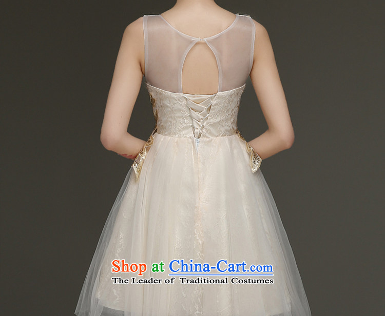 The privilege of serving-leung evening dresses 2015 new bridesmaid service of autumn bridesmaid mission sister skirt small dress female bridesmaids champagne color XL Photo, prices, brand platters! The elections are supplied in the national character of distribution, so action, buy now enjoy more preferential! As soon as possible.