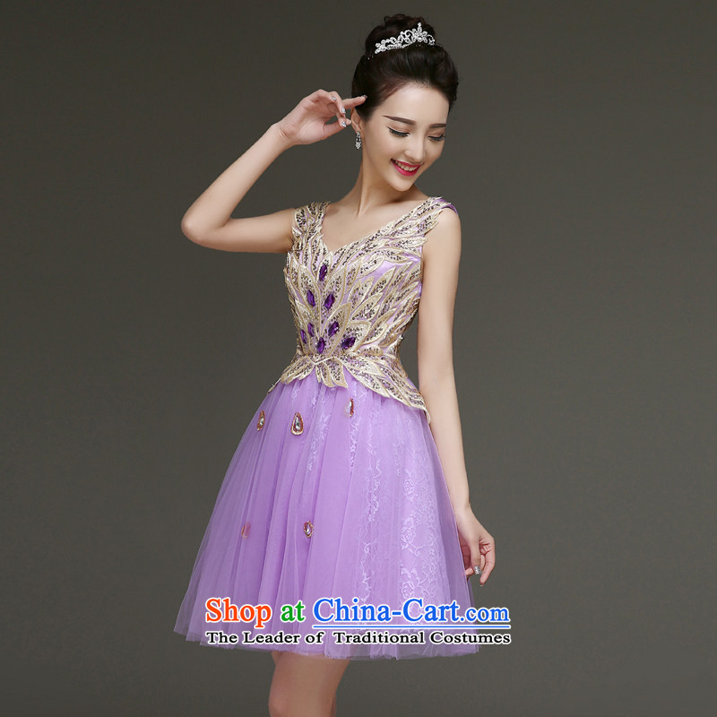 The privilege of serving-leung evening dresses new summer and fall of 2015 replacing bridesmaid service, sister skirt bridesmaid mission dress bridesmaids short, M, a service-leung , , , shopping on the Internet