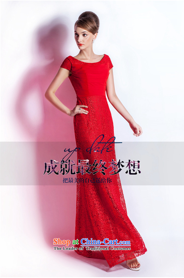 (Heung-lun's Health 2015 Spring/Summer new bride bows services for high-end fashion Sau San long evening dresses red XL Photo, prices, brand platters! The elections are supplied in the national character of distribution, so action, buy now enjoy more preferential! As soon as possible.