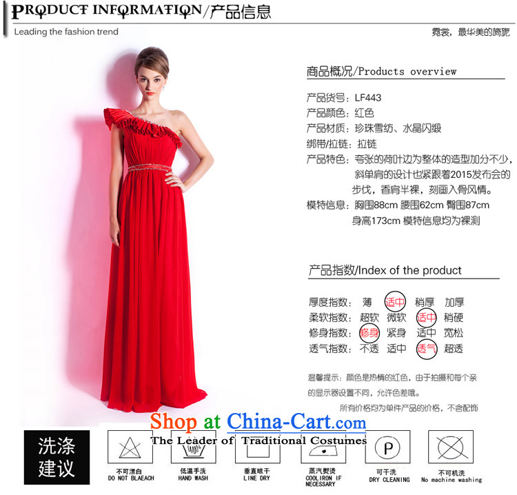 (Aaron's health-new pre-sale shoulder red long wedding dress bride dinner reception hosted services bows wedding night red S picture, prices, brand platters! The elections are supplied in the national character of distribution, so action, buy now enjoy more preferential! As soon as possible.