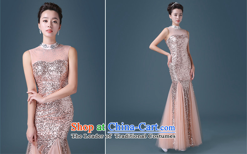 Noritsune bride 2015 wedding dresses Korean modern history to serve bows evening dress long long skirt elections, perfect curve dream crowsfoot 】 bare pink S picture, prices, brand platters! The elections are supplied in the national character of distribution, so action, buy now enjoy more preferential! As soon as possible.