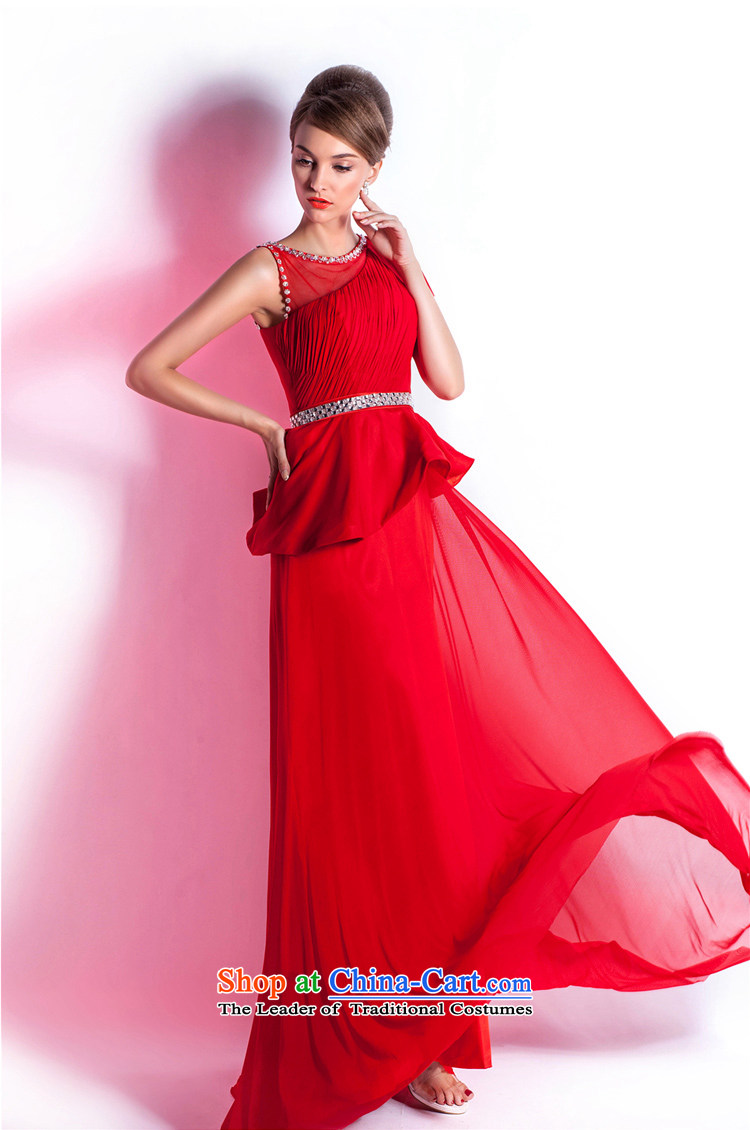 (Heung-lun's Health 2015 new wedding dresses fiery pre-sale stylish red long evening dinner drink marriages service reception red XXL picture, prices, brand platters! The elections are supplied in the national character of distribution, so action, buy now enjoy more preferential! As soon as possible.