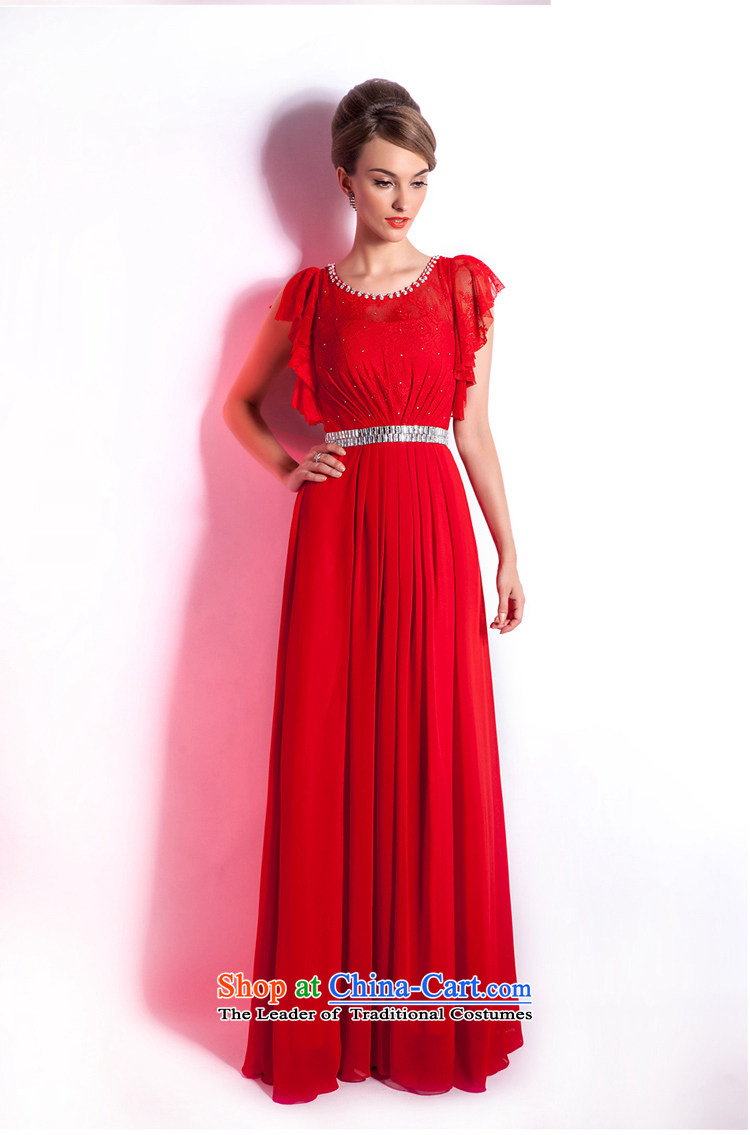 (Heung-lun's Health 2015 new red wedding dress bride bows services long large evening banquet Sau San Xia long skirt red female M picture, prices, brand platters! The elections are supplied in the national character of distribution, so action, buy now enjoy more preferential! As soon as possible.
