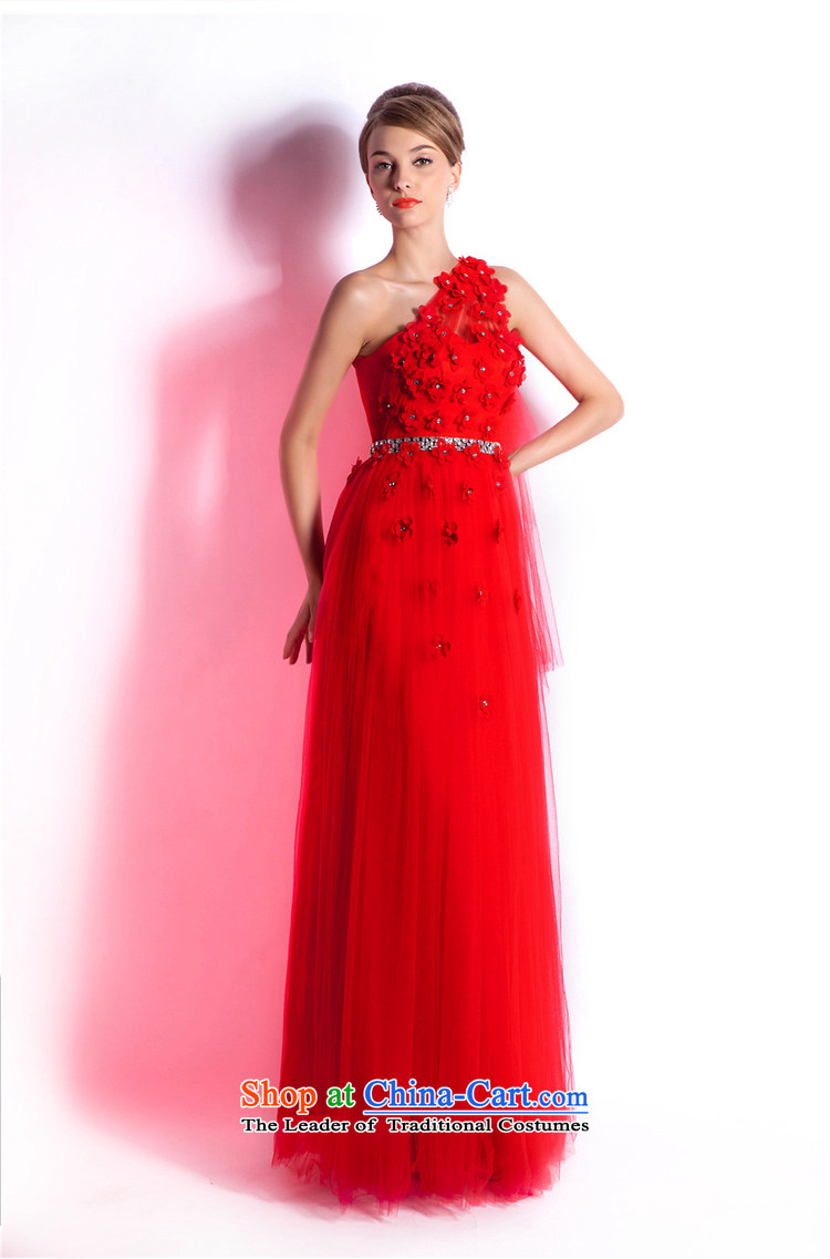 (Heung-lun's wedding dresses as 2015 Spring Fashion shoulder red wedding dress Bridal Services long night drink red XXL picture, prices, brand platters! The elections are supplied in the national character of distribution, so action, buy now enjoy more preferential! As soon as possible.