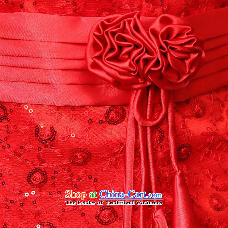 Qing Hua yarn Chinese Antique short of marriages cheongsam red lace bows services improved stylish dress spring red as the size does not accept return of the Qing Hua yarn , , , shopping on the Internet