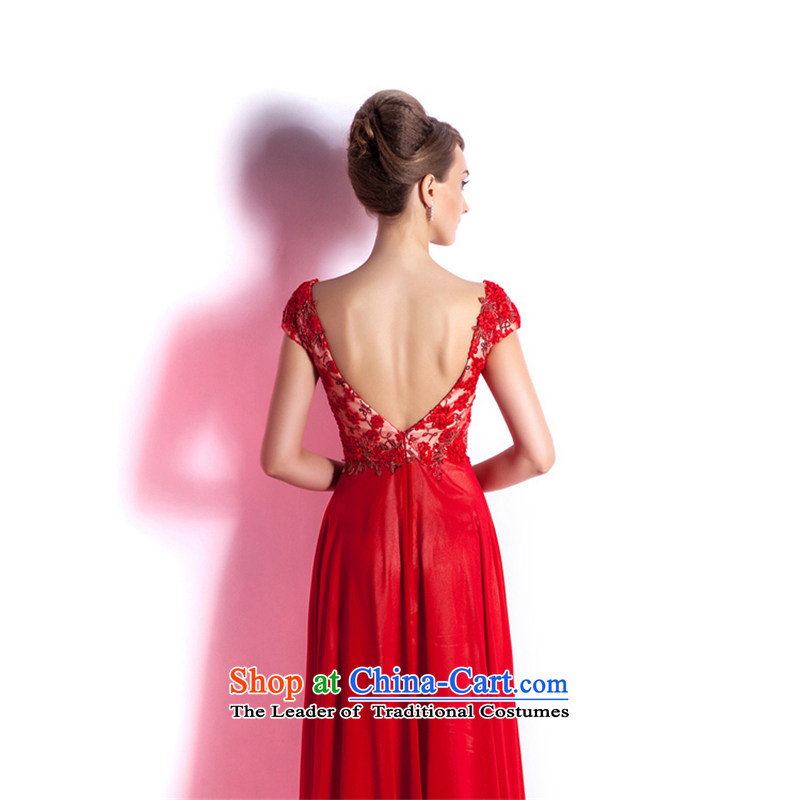 (Heung-lun's wedding dresses as soon as possible new upscale 2015 wedding dress Bridal Services wedding long drink large red evening dress Aaron incense, red, , , , shopping on the Internet