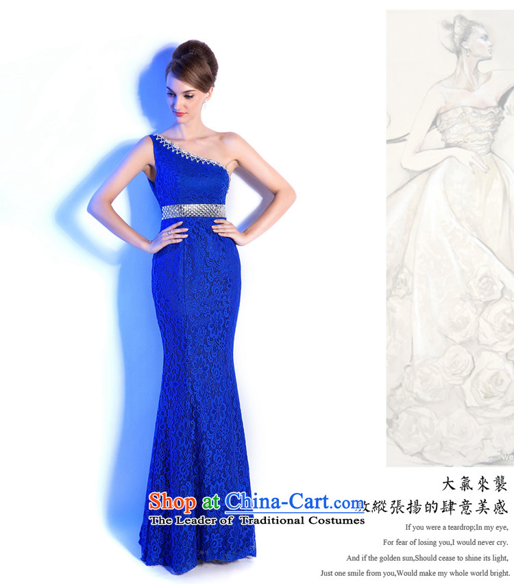 (Heung-lun's shoulder dress as stylish reception dinner of the long night wear skirts are new moderator lace crowsfoot bows services XL Photo, prices, brand platters! The elections are supplied in the national character of distribution, so action, buy now enjoy more preferential! As soon as possible.