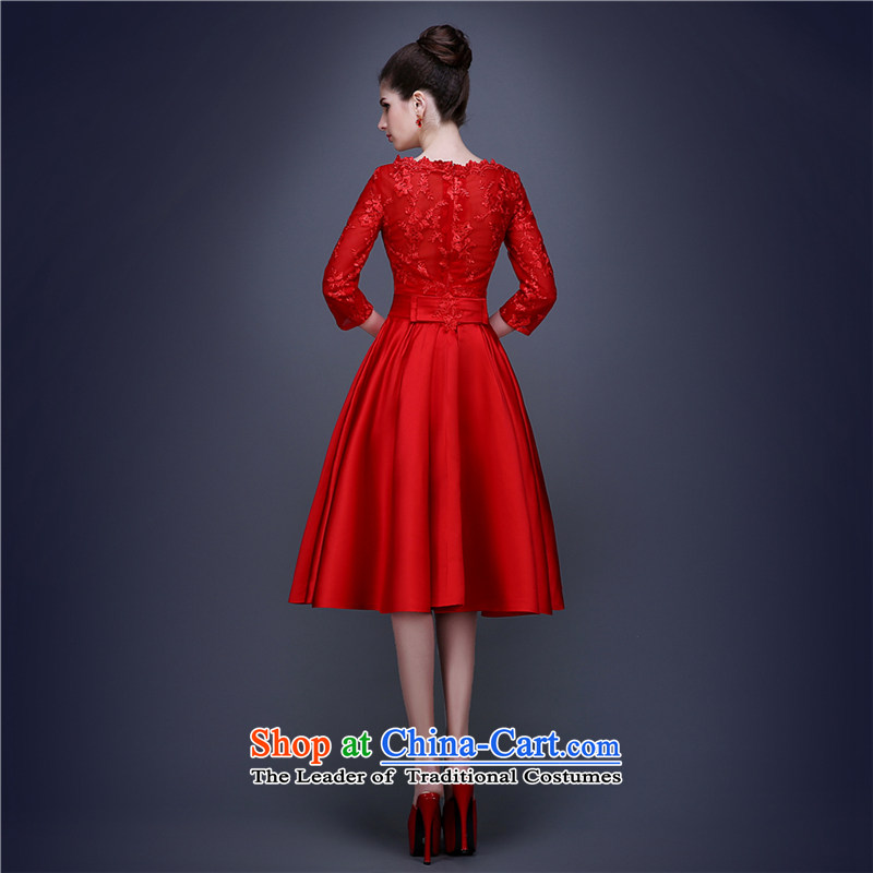 (Heung-lun, as soon as possible in the spring and summer long wedding dresses dress bridal services back door dinner drink married women's dresses back -chou, red, , , , shopping on the Internet