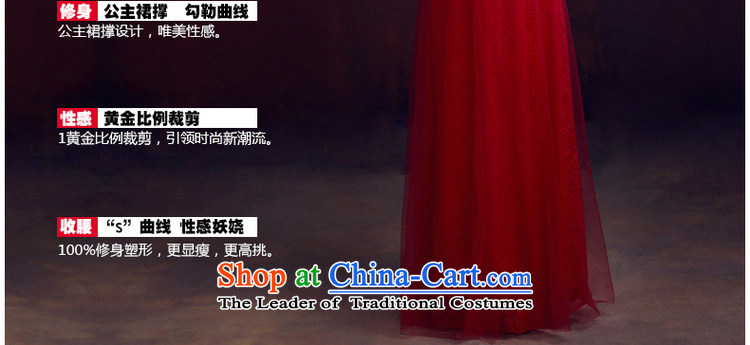 The dumping of the wedding dress bows Service Bridal 2015 Spring red long wedding dress shoulders bows to Sau San video thin wine red XS picture, prices, brand platters! The elections are supplied in the national character of distribution, so action, buy now enjoy more preferential! As soon as possible.