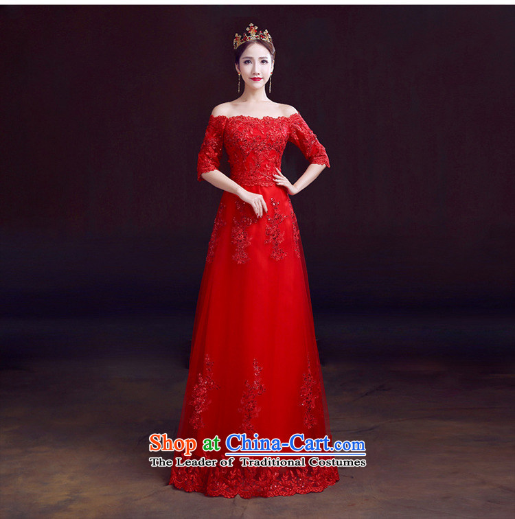 Red in the summer of 2015, serving drink one field shoulder brides cuff wedding dresses and slender, red video, pictures, prices, XL brand platters! The elections are supplied in the national character of distribution, so action, buy now enjoy more preferential! As soon as possible.