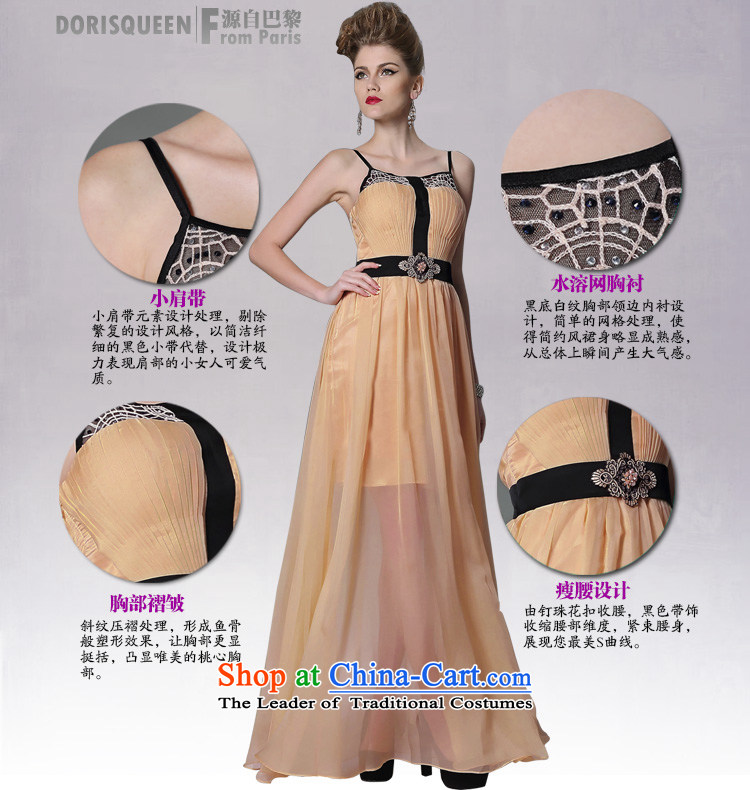 Doris Qi 2014 evening dresses Doris Qi straps fluoroscopy evening dresses yellow color and dress annual Sau San S picture, prices, brand platters! The elections are supplied in the national character of distribution, so action, buy now enjoy more preferential! As soon as possible.