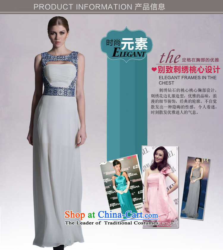 Doris Qi hot evening dresses porcelain evening reception at the annual meeting of the antique dresses professional white L picture, prices, brand platters! The elections are supplied in the national character of distribution, so action, buy now enjoy more preferential! As soon as possible.