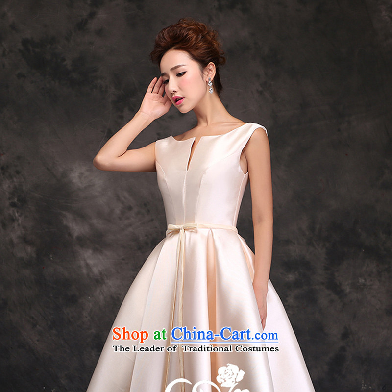 Evening dress New Korea 2015, spring and summer bows marriages stylish moderator dress dresses female rose XXL, Su-lan , , , Love shopping on the Internet