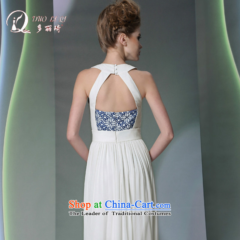 Doris Qi white wall also sexy evening dresses appointments bridesmaid diamond jewelry evening dresses white L, Doris Qi (doris dress) , , , shopping on the Internet