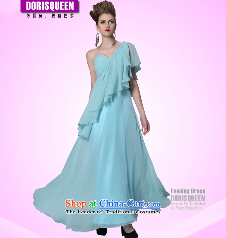 Doris Qi Bohemia, long blue dress 2014 show moderator dress of autumn and winter sky blue dress XL Photo, prices, brand platters! The elections are supplied in the national character of distribution, so action, buy now enjoy more preferential! As soon as possible.