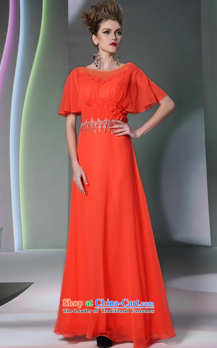 Doris Qi show moderator evening dress in cuff elegant appointments small dress bridesmaid dress red S picture, prices, brand platters! The elections are supplied in the national character of distribution, so action, buy now enjoy more preferential! As soon as possible.