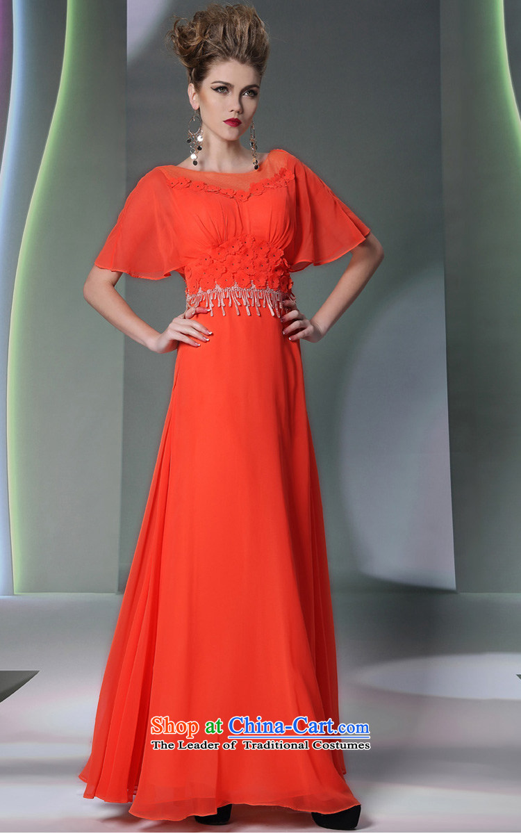 Doris Qi show moderator evening dress in cuff elegant appointments small dress bridesmaid dress red S picture, prices, brand platters! The elections are supplied in the national character of distribution, so action, buy now enjoy more preferential! As soon as possible.