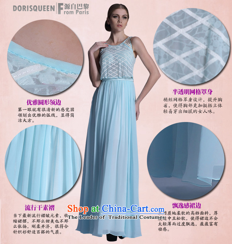 Doris Qi Blue Bohemia long gown dinner reception will dress beach dresses, Blue M picture, prices, brand platters! The elections are supplied in the national character of distribution, so action, buy now enjoy more preferential! As soon as possible.