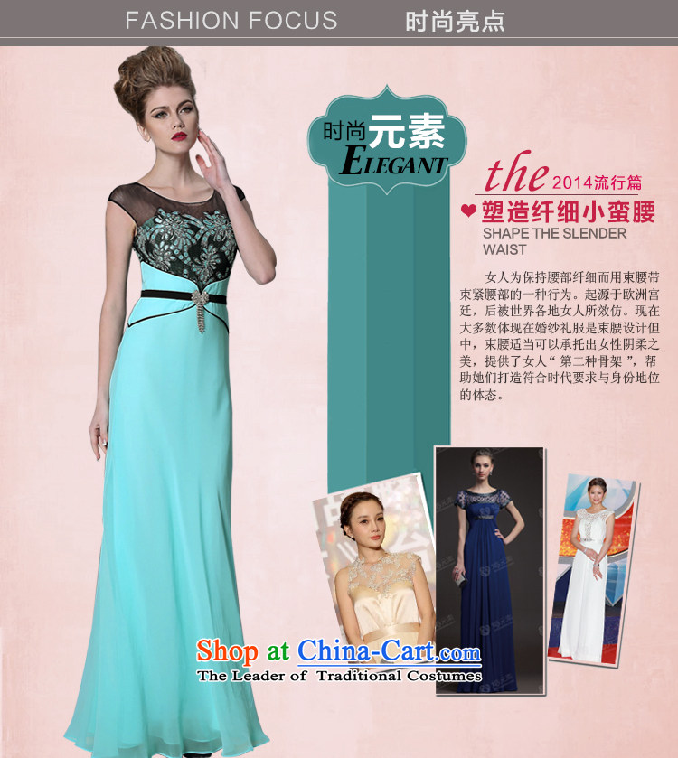 Doris Qi blue dress package shoulder temperament evening banquet Sau San skirt new adult dress skyblue L picture, prices, brand platters! The elections are supplied in the national character of distribution, so action, buy now enjoy more preferential! As soon as possible.