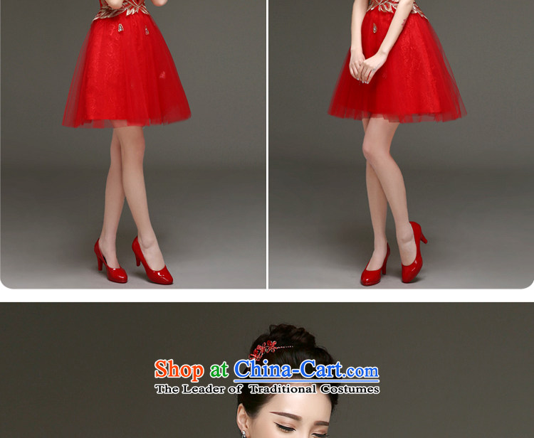 The privilege of serving-leung evening dresses 2015 new bride dress bows services fall short of Female dress small marriage, sister skirt Red 2XL Photo, prices, brand platters! The elections are supplied in the national character of distribution, so action, buy now enjoy more preferential! As soon as possible.