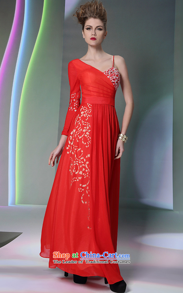 Doris Qi Western Red Dress autumn and winter marriage bows dress red S picture, prices, brand platters! The elections are supplied in the national character of distribution, so action, buy now enjoy more preferential! As soon as possible.