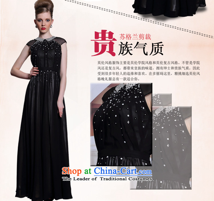 Doris Qi western dress black graphics thin dress small lapel sweet graduated from appointment to daily evening dress dress black M picture, prices, brand platters! The elections are supplied in the national character of distribution, so action, buy now enjoy more preferential! As soon as possible.