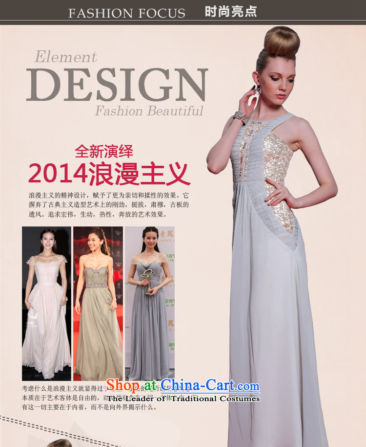 Doris Qi gray dress stitching gold western style night mount the history of Sau San dress Female Light Gray L picture, prices, brand platters! The elections are supplied in the national character of distribution, so action, buy now enjoy more preferential! As soon as possible.