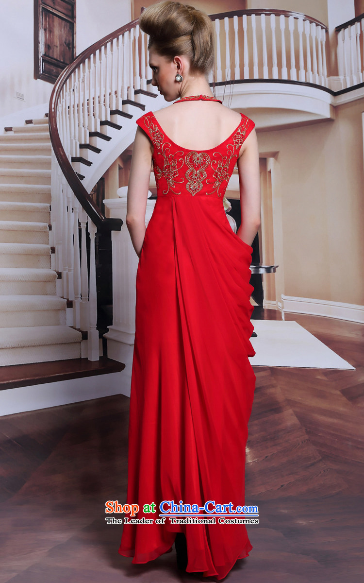 Doris Qi red wall also bride evening dresses retro embroidery wedding dress and sexy beauty evening dresses RED M picture, prices, brand platters! The elections are supplied in the national character of distribution, so action, buy now enjoy more preferential! As soon as possible.