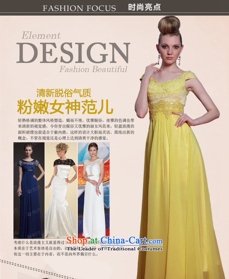 Doris Qi evening dresses yellow moderator dress is embroidered evening A field large dress skirt yellow XXL picture, prices, brand platters! The elections are supplied in the national character of distribution, so action, buy now enjoy more preferential! As soon as possible.