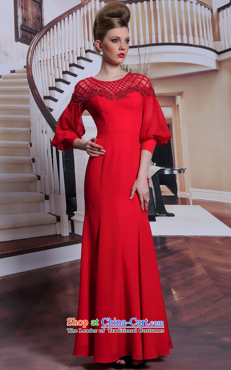 Doris Qi western dress dress fell onto the ground in bride bows cuff dress red L picture, prices, brand platters! The elections are supplied in the national character of distribution, so action, buy now enjoy more preferential! As soon as possible.