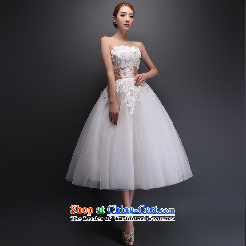 Wipe the chest new dresses spring and summer red lace in long marriages bows service, evening dresses white XXXL, love Su-lan , , , shopping on the Internet