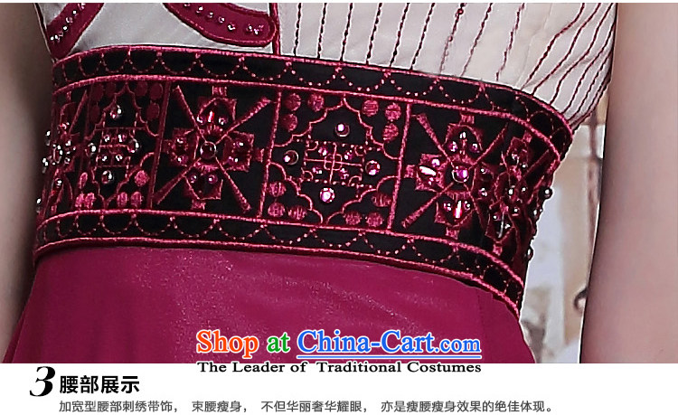 Doris Qi western dress embroidered dress retro sleeveless long summer evening dresses dress adult dress dark red XL Photo, prices, brand platters! The elections are supplied in the national character of distribution, so action, buy now enjoy more preferential! As soon as possible.