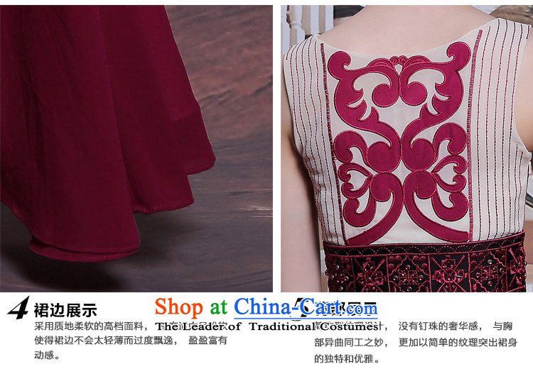 Doris Qi western dress embroidered dress retro sleeveless long summer evening dresses dress adult dress dark red XL Photo, prices, brand platters! The elections are supplied in the national character of distribution, so action, buy now enjoy more preferential! As soon as possible.