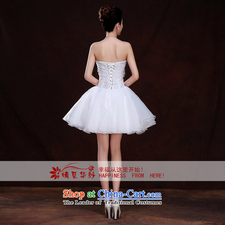 Qing Hua yarn new Korean 2015 wedding dresses lace bridesmaid service, evening dresses stylish Sau San service bows wedding White M pictures, prices, brand platters! The elections are supplied in the national character of distribution, so action, buy now enjoy more preferential! As soon as possible.