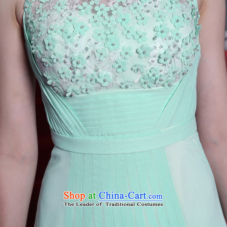 Doris Qi Powder Blue Dress Circle sleeveless long evening dresses ball dress graduated from sky blue dress M picture, prices, brand platters! The elections are supplied in the national character of distribution, so action, buy now enjoy more preferential! As soon as possible.