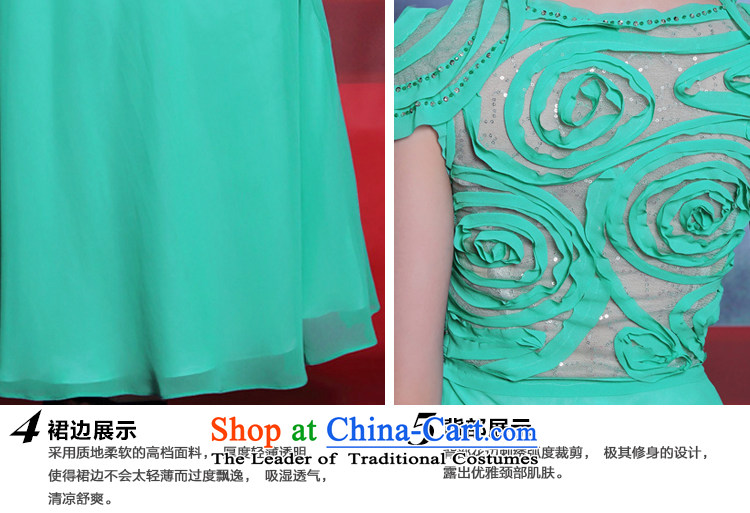 Doris Qi Plate flower evening dresses zip to the moderator dress code video thin large evening dresses female green S picture, prices, brand platters! The elections are supplied in the national character of distribution, so action, buy now enjoy more preferential! As soon as possible.