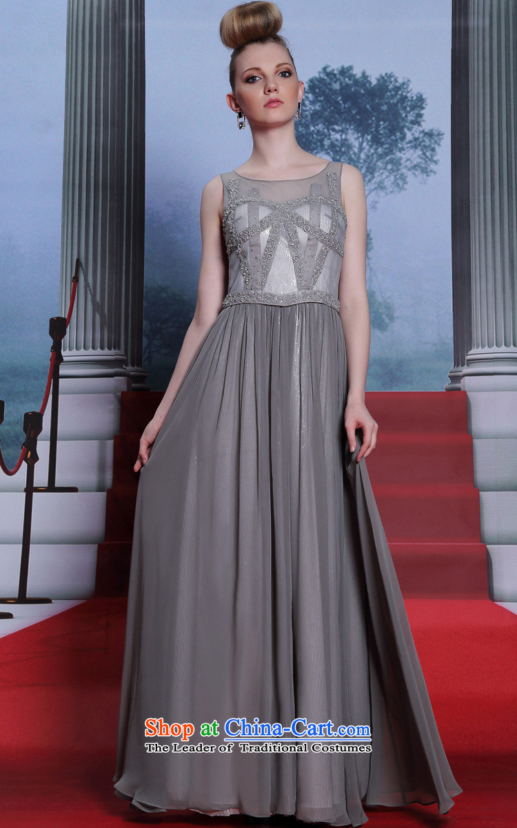 Doris Qi evening dresses silver gray embroidery Foutune of dress stylish dress light gray XL Photo, prices, brand platters! The elections are supplied in the national character of distribution, so action, buy now enjoy more preferential! As soon as possible.