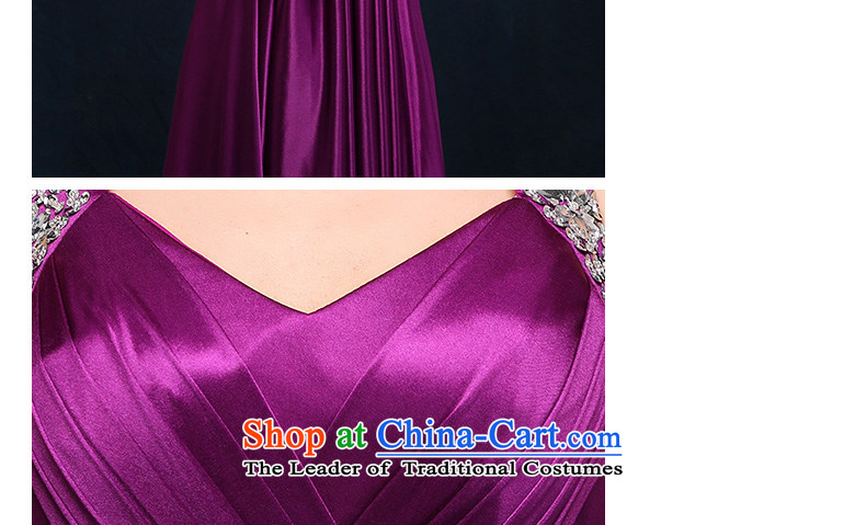 According to Lin Sa 2015 marriages bows services bridesmaid long evening dresses banquet hosted shoulders V-Neck dress M picture, prices, brand platters! The elections are supplied in the national character of distribution, so action, buy now enjoy more preferential! As soon as possible.