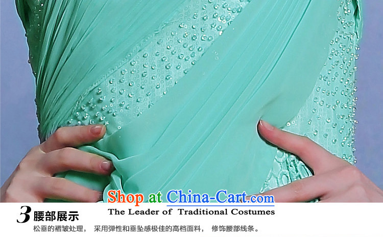 Doris Qi shoulder green dress water-soluble lace evening dress back and sexy evening dress green XXL picture, prices, brand platters! The elections are supplied in the national character of distribution, so action, buy now enjoy more preferential! As soon as possible.